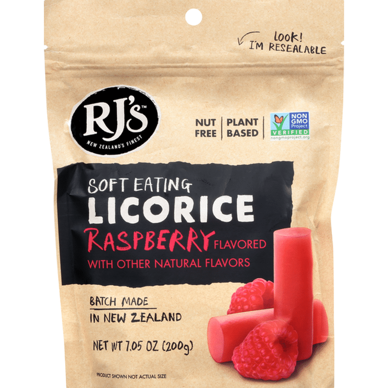 RJs Licorice, Raspberry, Soft Eating (7.05 oz) from Kroger Instacart