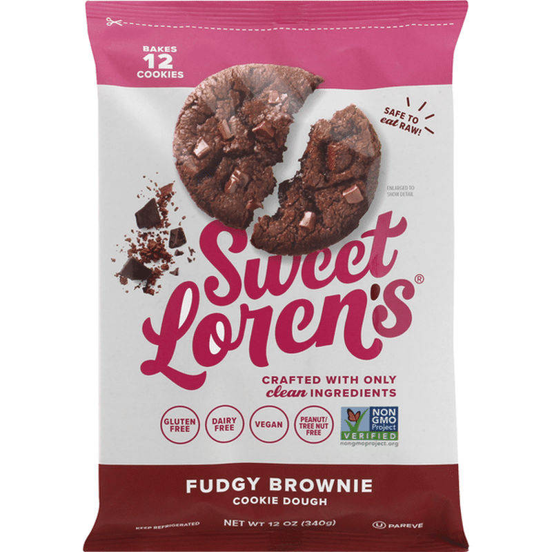 Sweet Lorens Cookie Dough, Fudgy Brownie (12 oz) from Kroger Instacart