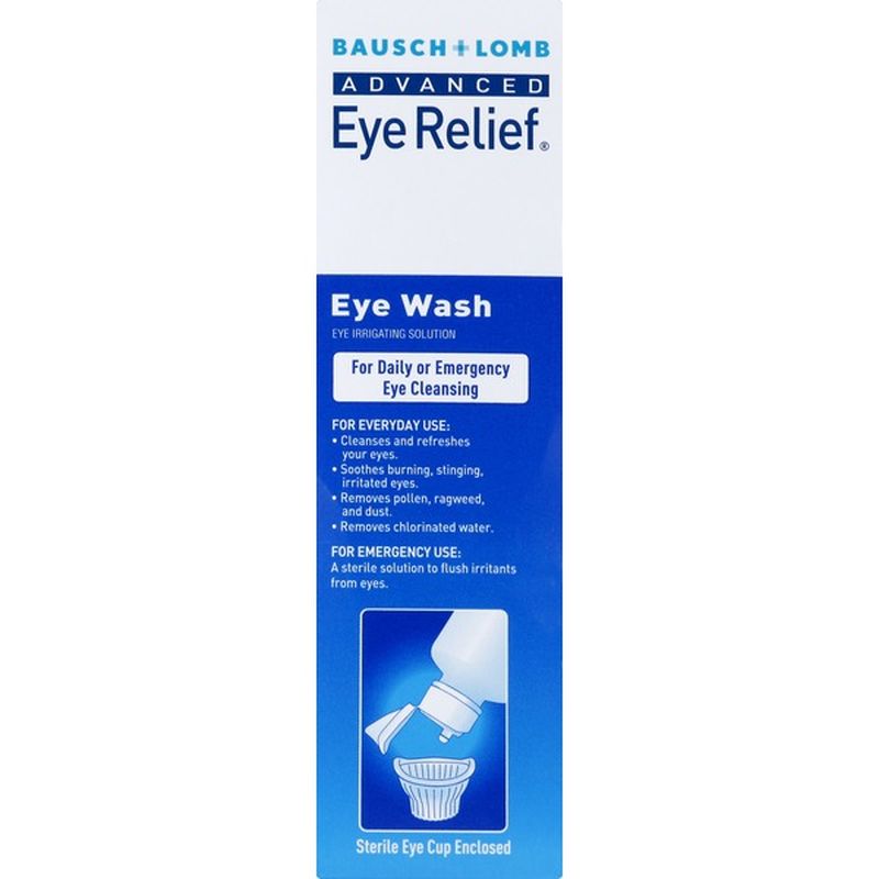 Bausch & Lomb Eye Wash, Eye Relief (4 oz) Instacart