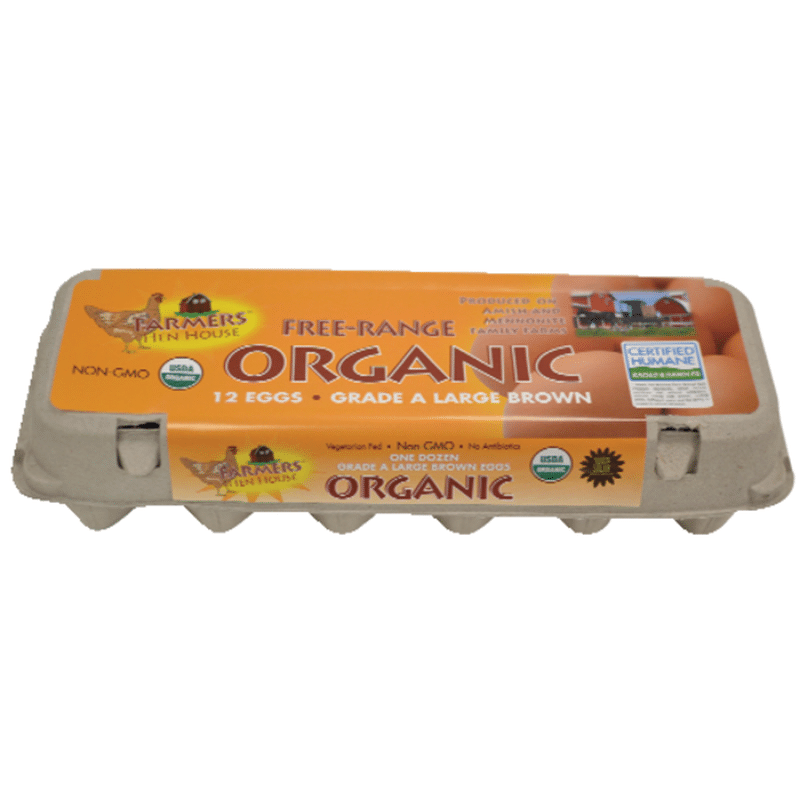 Farmers Hen House Organic Grade A Large Brown Eggs (12 ct) from Sprouts