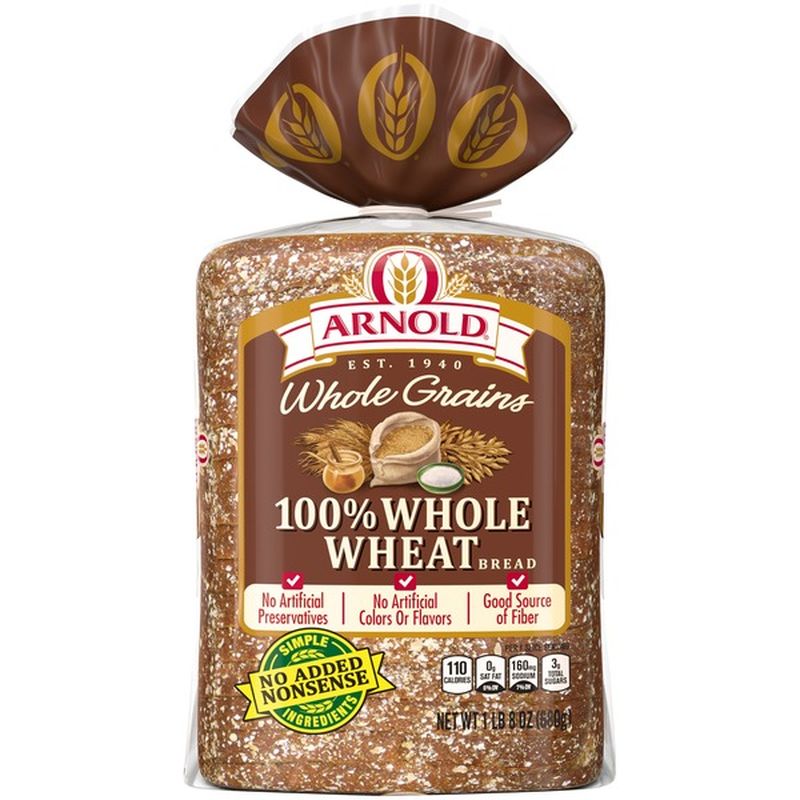 Brownberry/Arnold/Oroweat Whole Grains 100% Whole Wheat Bread