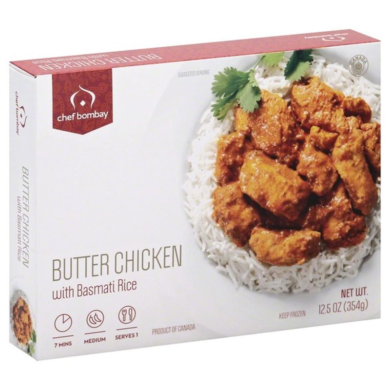 Chef Bombay Butter Chicken, with Basmati Rice, Box (12.5 oz) Instacart
