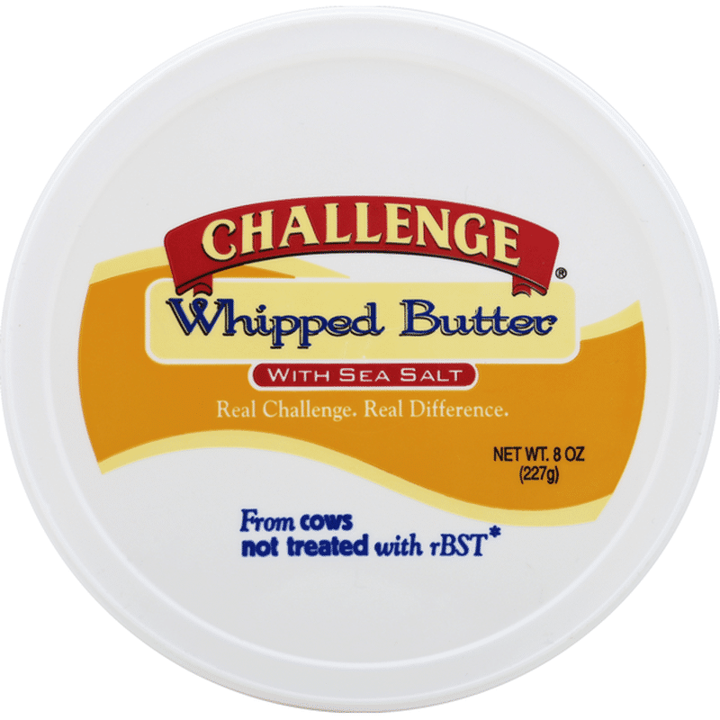 Challenge Whipped Butter with Sea Salt (8 oz) Instacart