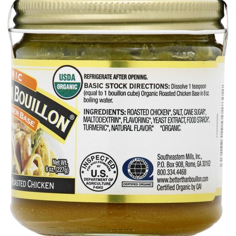 Better Than Bouillon Chicken Base, Organic, Roasted (8 oz) Instacart