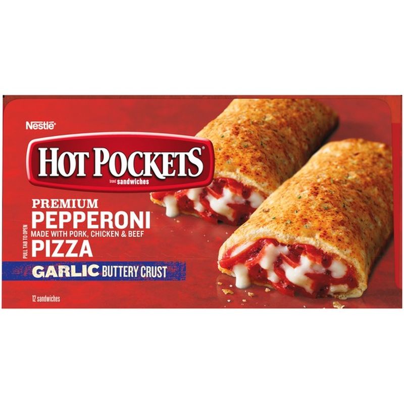 Hot Pockets Pepperoni Pizza Frozen Sandwiches (12 ct) from Stater Bros ...