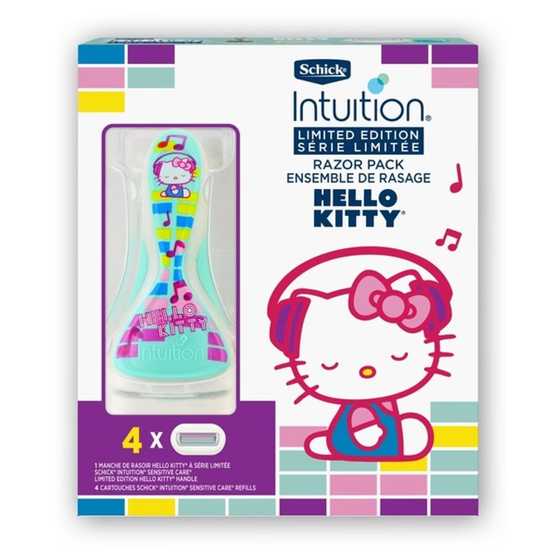 Schick Limited Edition Hello Kitty Sensitive Care Razor, Includes ...