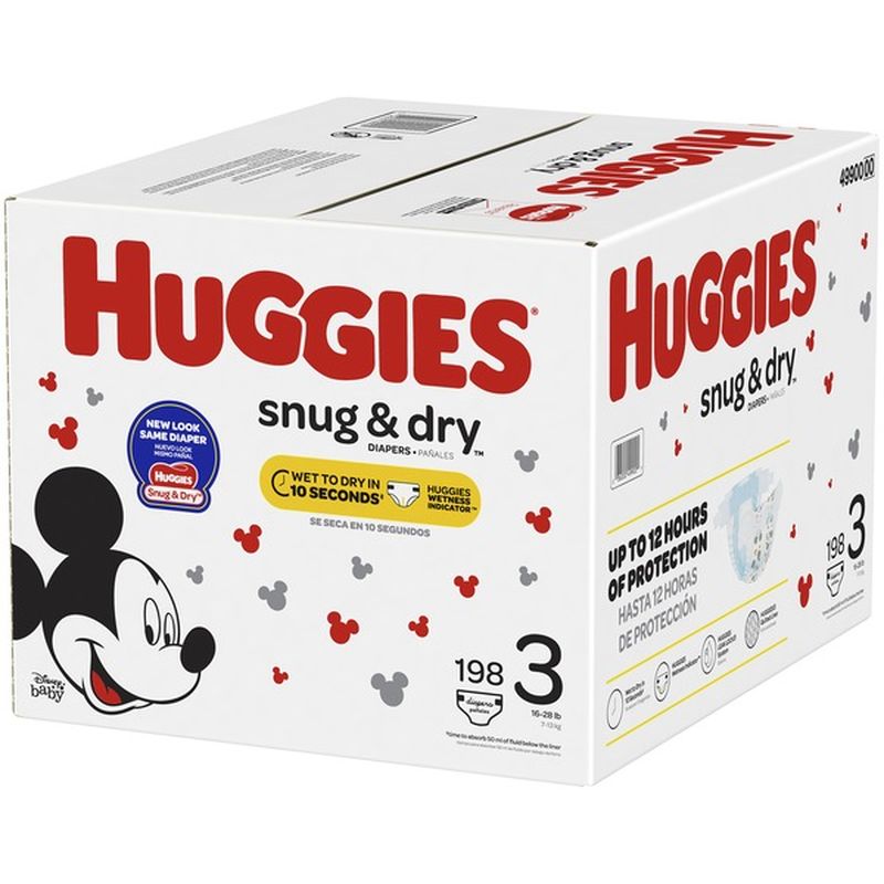 huggies size 3 198