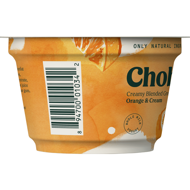 Chobani Yogurt, Greek, Creamy Blended Orange & Cream (5.3 oz) Instacart