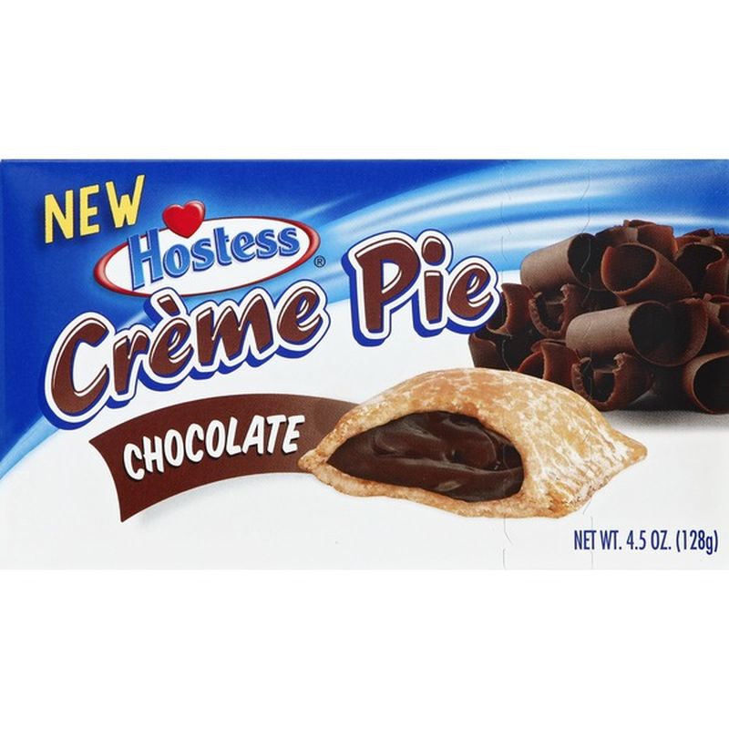 Hostess Creme Pie, Chocolate (4.5 oz) Instacart