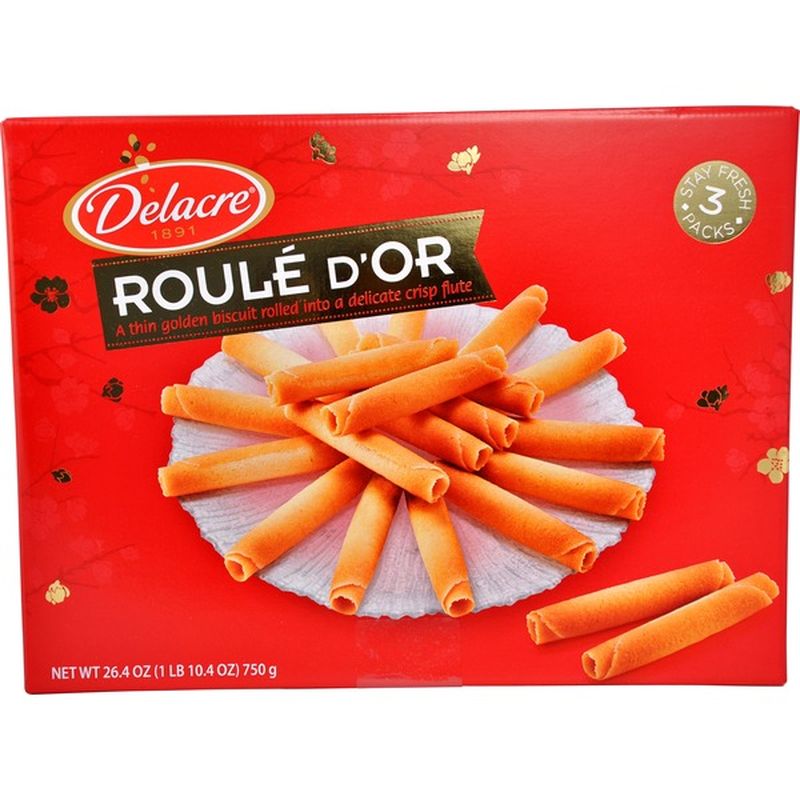 Delacre Roule D'Or, Thin Rolled Biscuits (ct) Delivery or Pickup Near