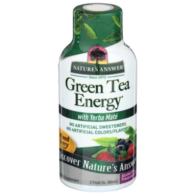 Nature's Answer Green Tea Energy Supplement (2 fl oz) Instacart