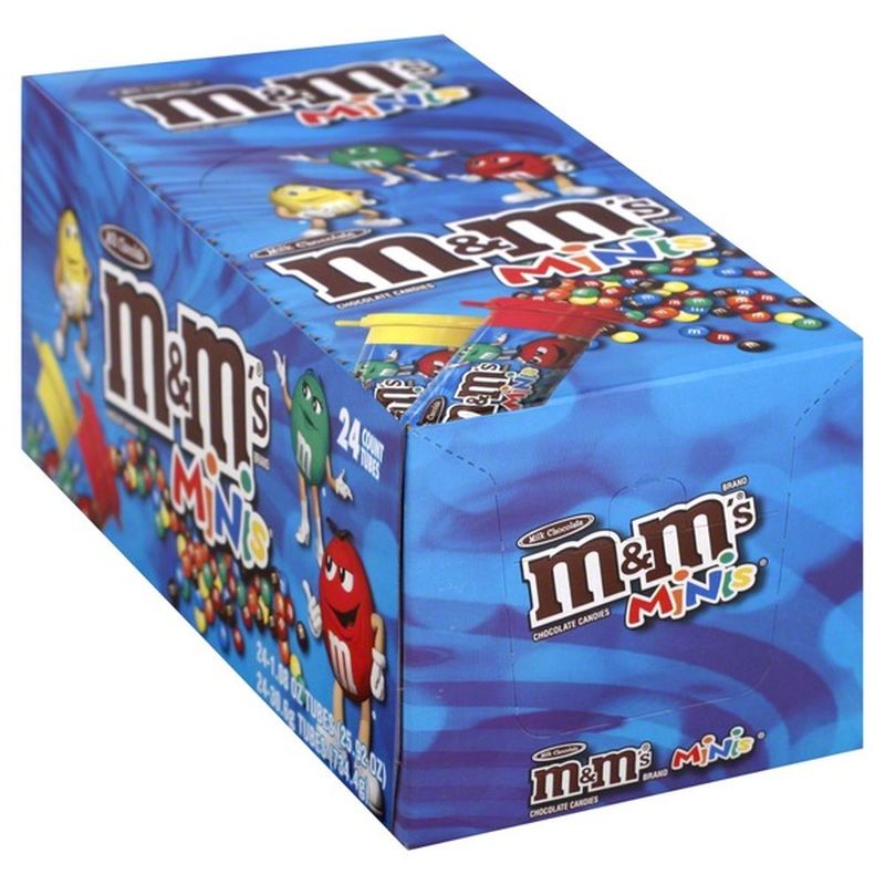 M&M's Chocolate Mini Candy Tubes (24 ct) Instacart