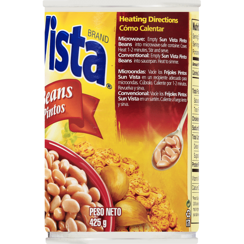Sun Vista Pinto Beans (15 oz) from FoodsCo Instacart