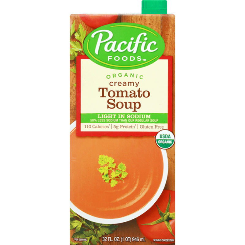 Pacific Foods Organic Creamy Tomato Soup 32 Oz From Rainbow Grocery Instacart