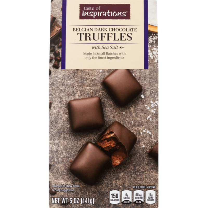 belgian dark chocolate truffles