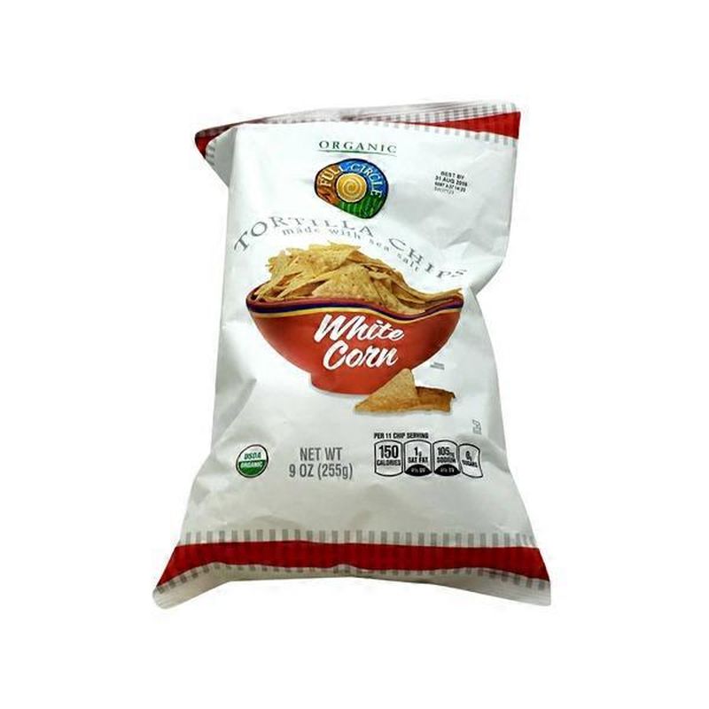 Full Circle Organic Tortilla Chips White Corn (9 oz) Instacart