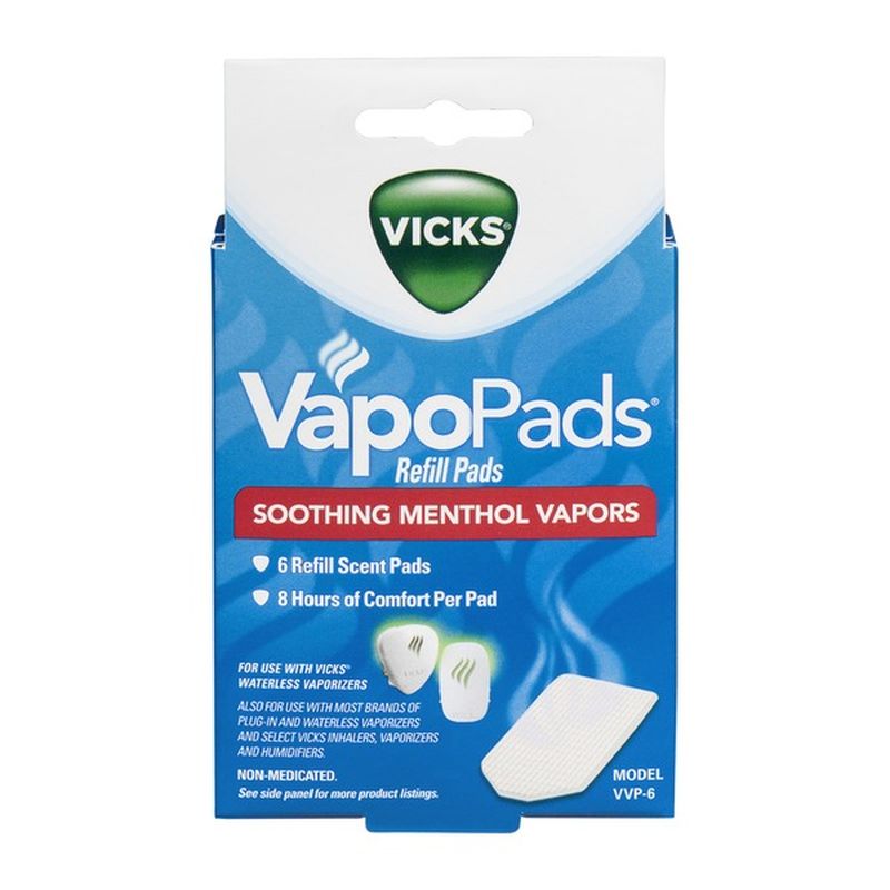 Vicks Vapor Pads Refill Pads 6 CT (6 ct) Instacart