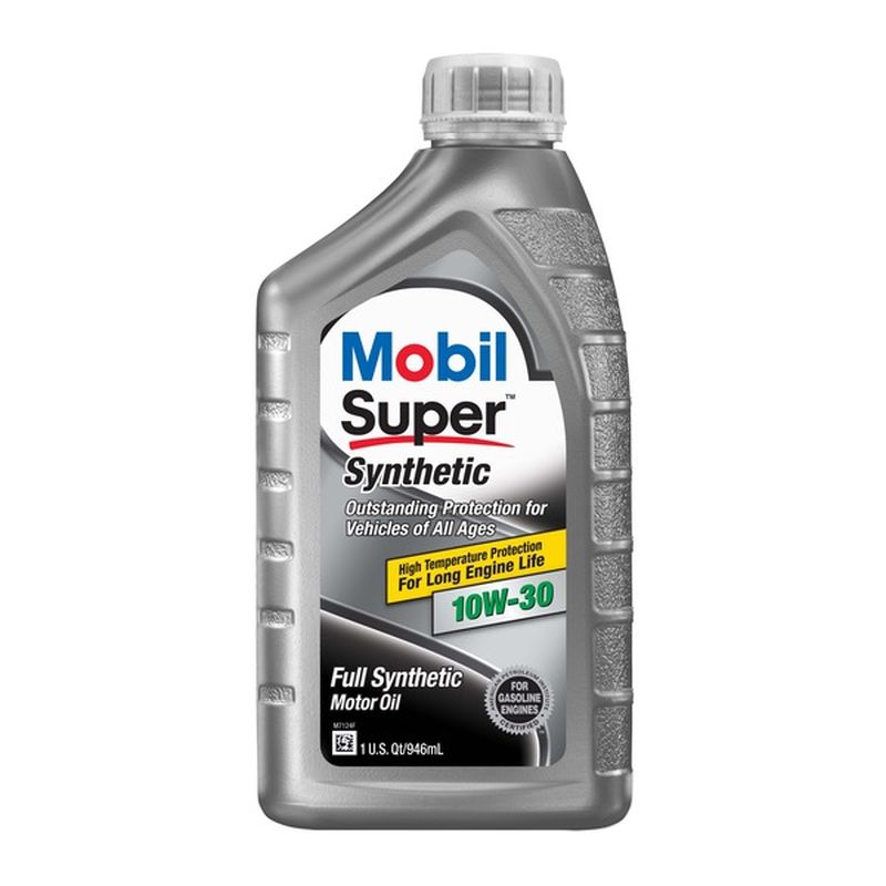 Mobil Super Synthetic 10W-30 Motor Oil