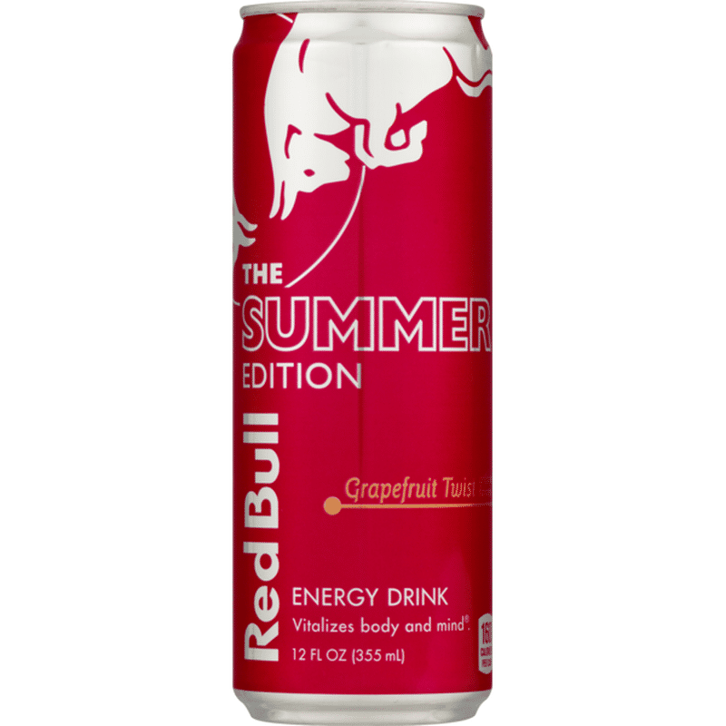 Red Bull The Summer Edition Energy Drink Grapefruit Twist (12 fl oz ...