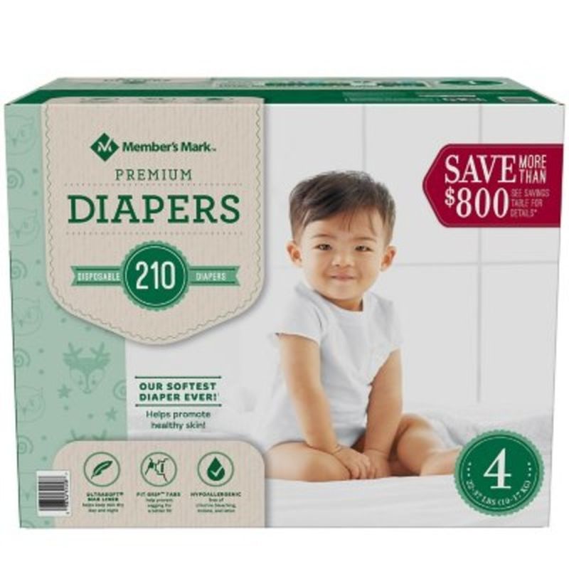 member's mark comfort care diapers