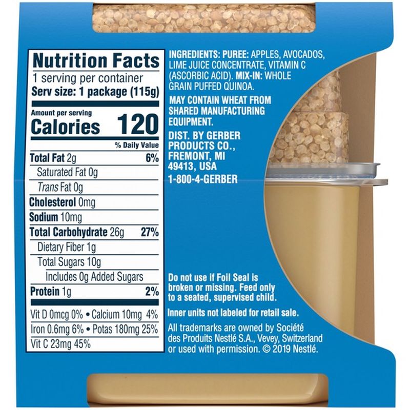 gerber apple avocado