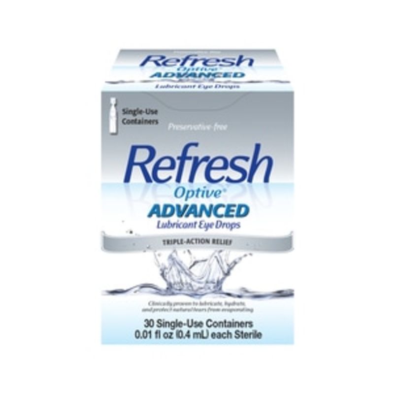 Refresh optive advanced lubricant eye drops 0 01 fl oz from cvs