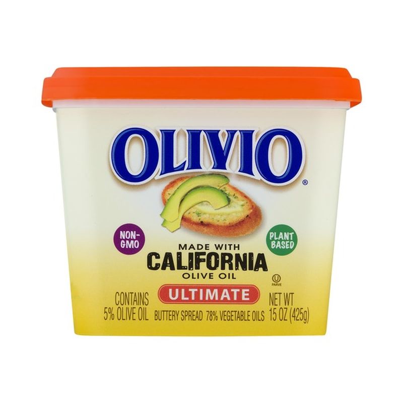 Olivio Buttery Spread Made With California Olive Oil Ultimate (15 oz) Instacart