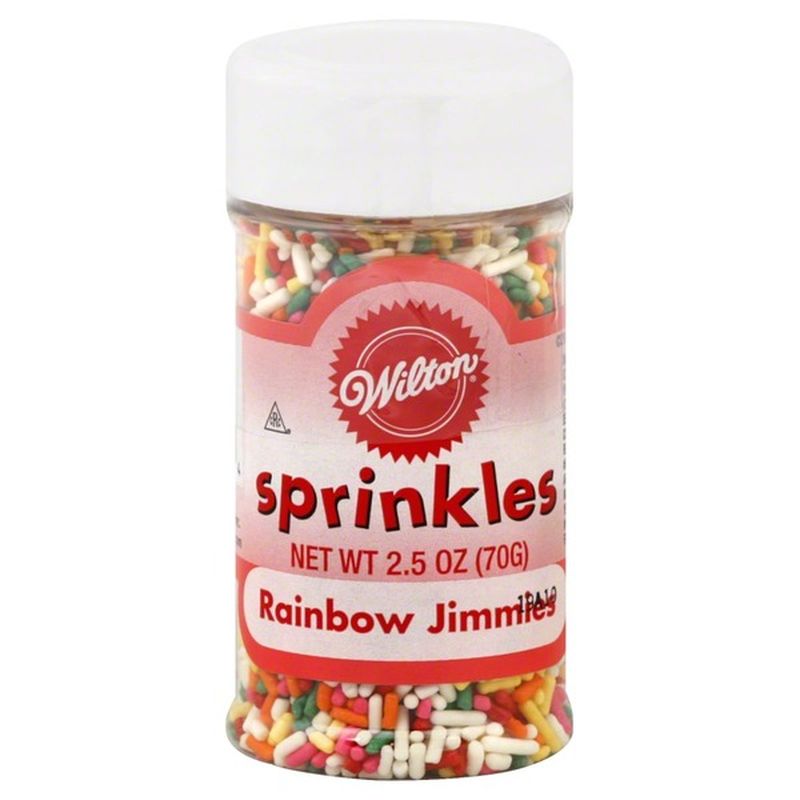 Wilton Sprinkles, Rainbow Jimmies (2.5 oz) Instacart