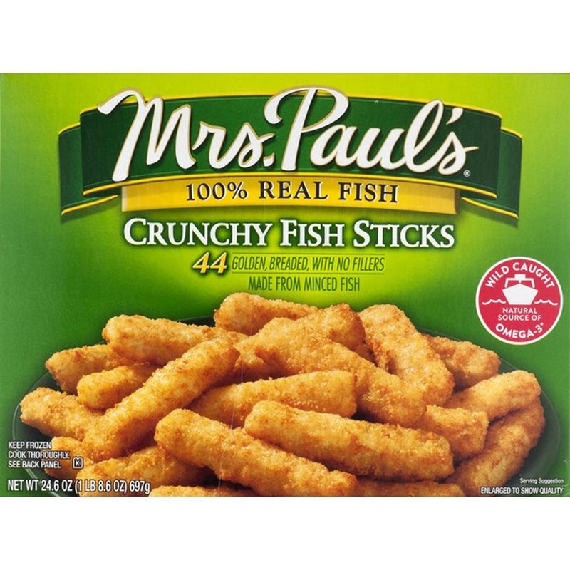 Mrs. Paul's Crunchy Fish Sticks (44 each) Instacart