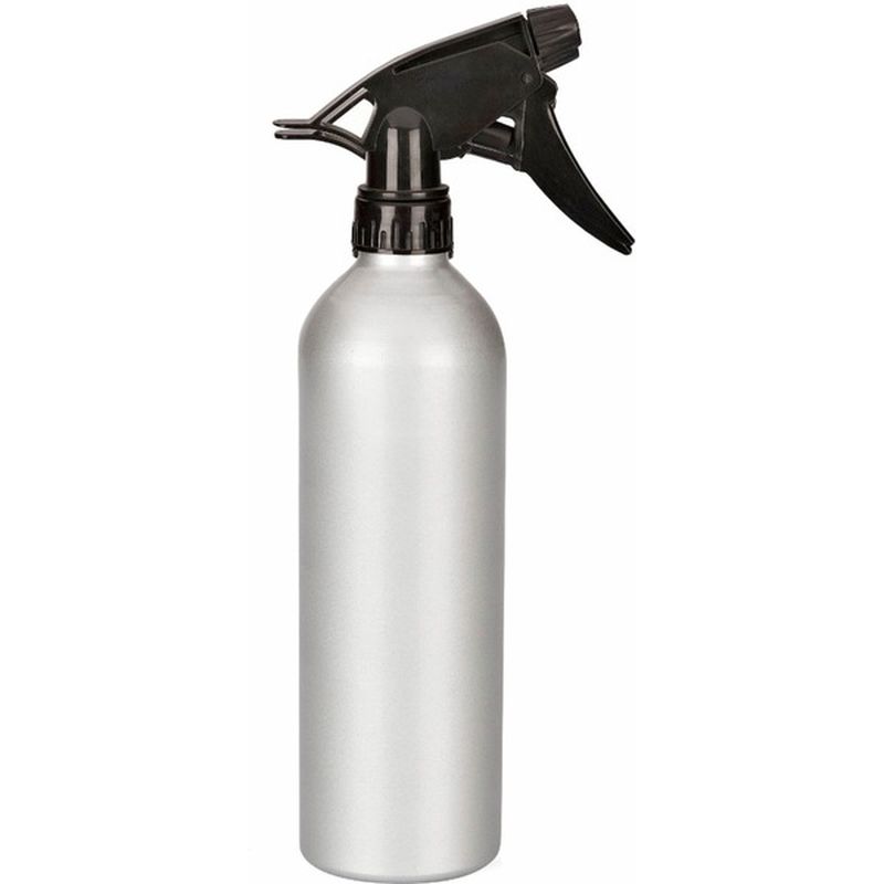 silver spray bottles