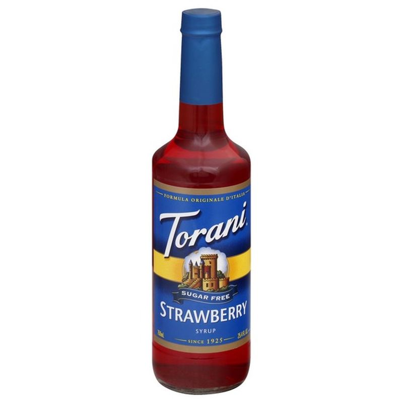 Torani Syrup, Sugar Free, Strawberry (25.4 oz) - Instacart