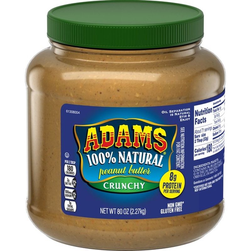 Adams Peanut Butter (80 oz) Instacart