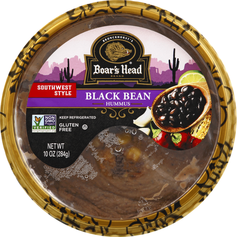 Boar's Head Hummus, Black Bean, Southwest Style (10 oz) Instacart