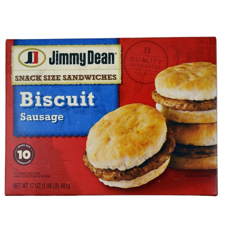 Jimmy Dean Snack Size Biscuit Sausage Sandwiches (10 ct) from Fred ...