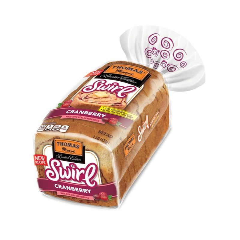 Thomas Cranberry Swirl Bread (16 oz) - Instacart