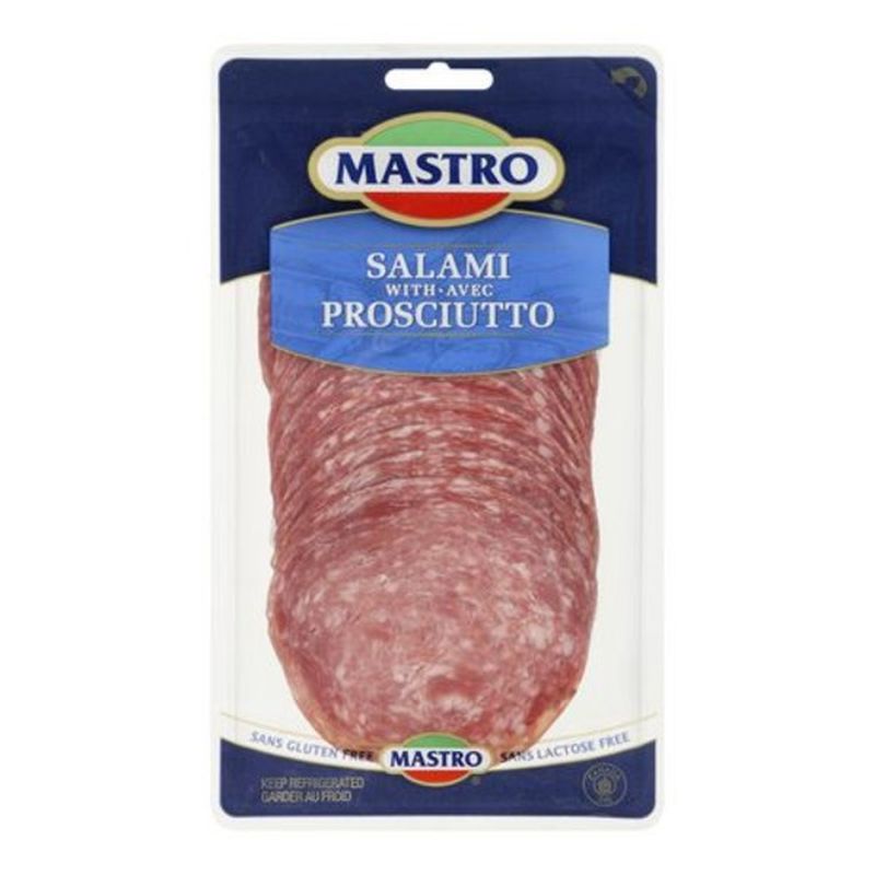 Mastro Gluten Free Sliced Salami With Prosciutto (100 g) Instacart