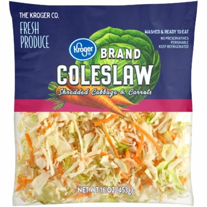 Kroger Fresh Selections Cole Slaw, Green Cabbage & Carrots