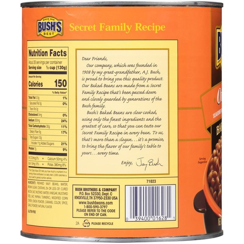 Bush's Best Original Baked Beans (10 lb) - Instacart