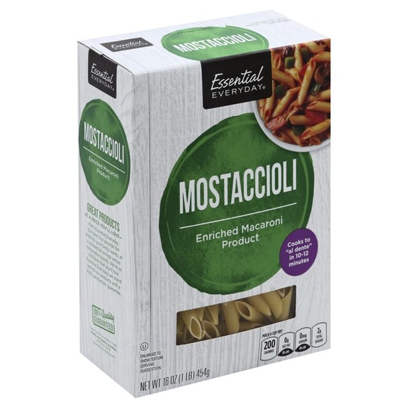 Essential Everyday Mostaccioli Enriched Macaroni Product