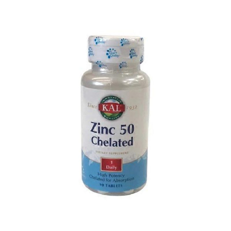 Kal Zinc 50 Chelated Dietary Supplement (50 mg) Instacart