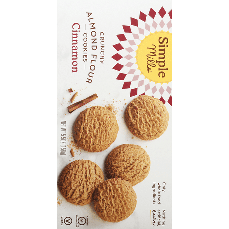 Simple Mills Crunchy Cinnamon Almond Flour Cookies (156 g) Instacart