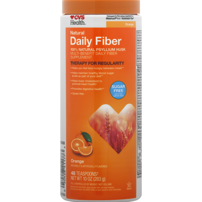 CVS Health Daily Fiber, Natural, Orange (10 oz) Instacart