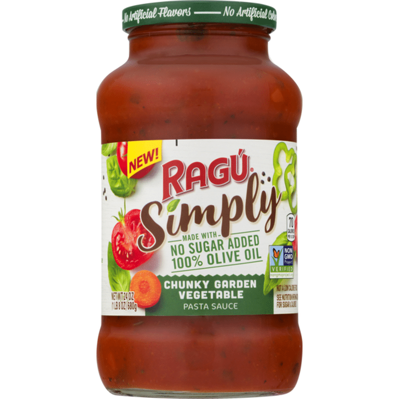 Ragu Simply Pasta Sauce Chunky Garden Vegetable (24 oz) from Stop