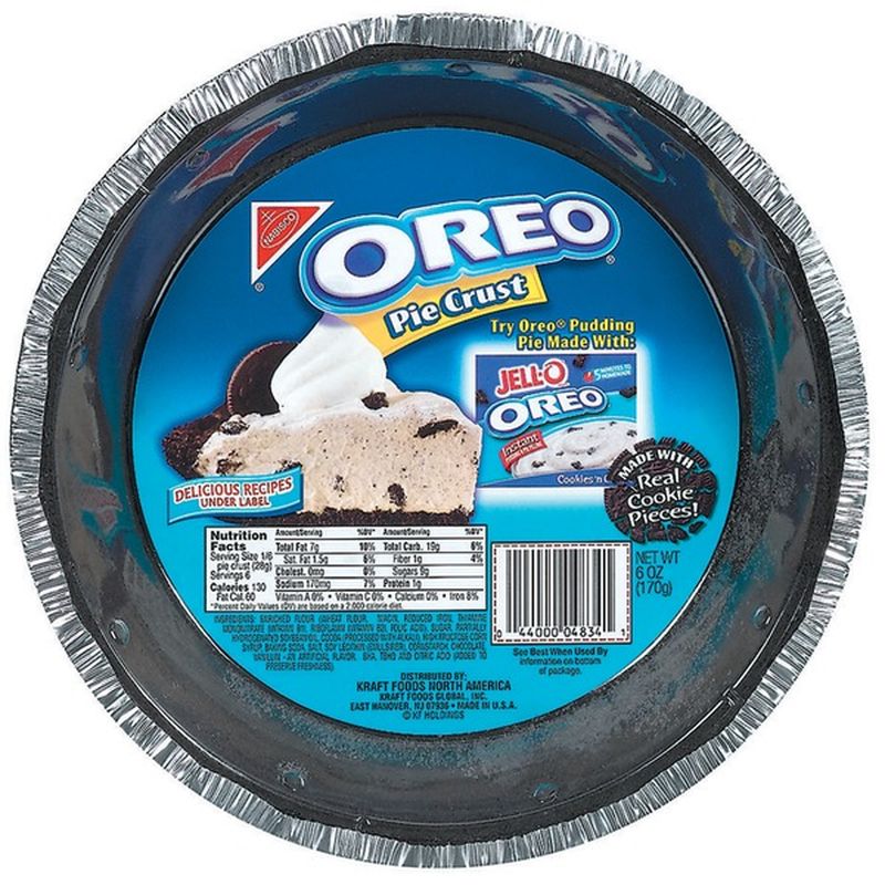 Oreo Pie Crust, Ready To Bake, 1 Count (6 oz) Instacart