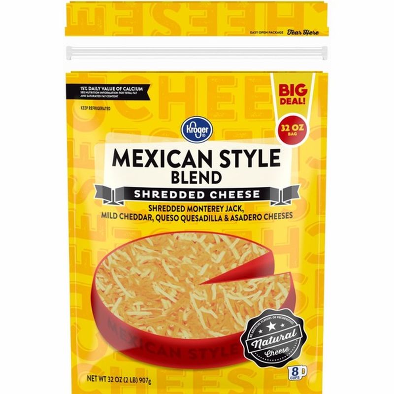 Kroger Mexican Style Cheese (32 oz) from Kroger Instacart