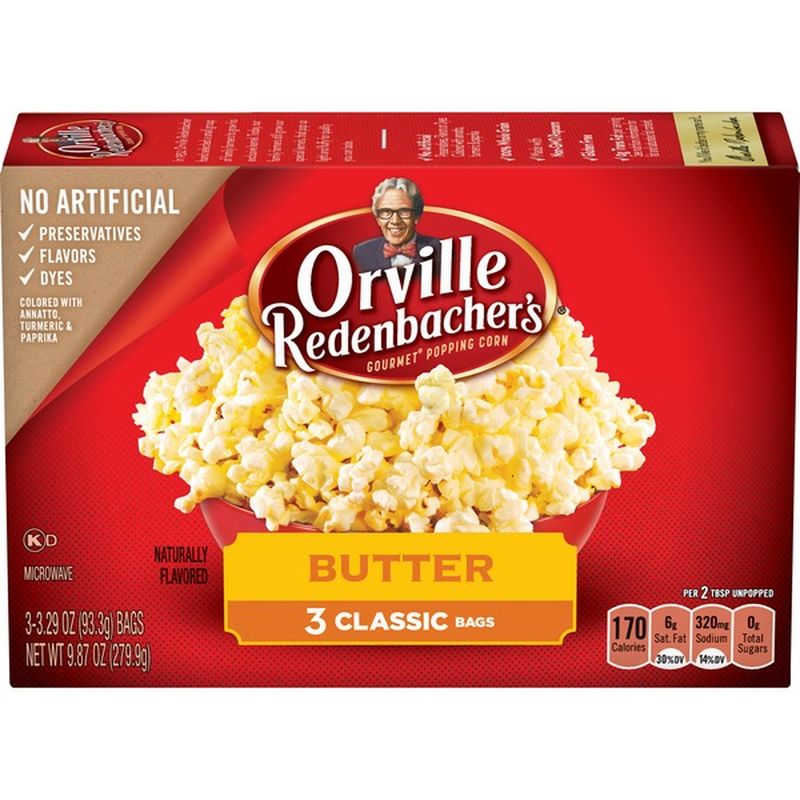 Orville Redenbacher's Butter Popcorn (9.87 oz) from Publix - Instacart