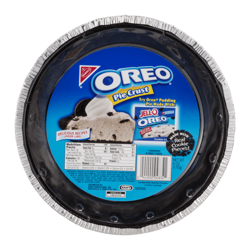 Oreo Pie Crust, Ready To Bake, 1 Count (6 oz) from Giant Food Stores
