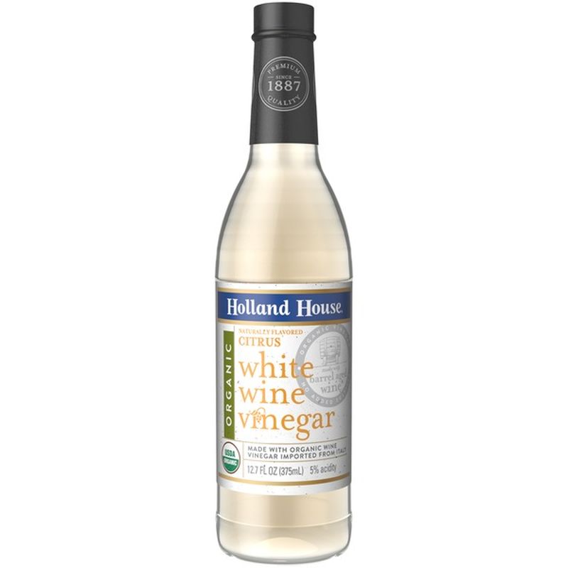 Holland House Organic Citrus Flavored White Wine Vinegar (12.7 fl oz