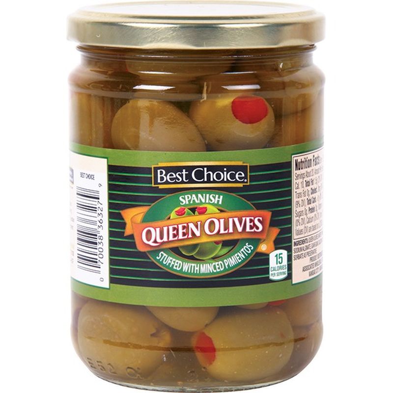 Best Choice Spanish Queen Olives Stuffed With Minced Pimentos (10 oz
