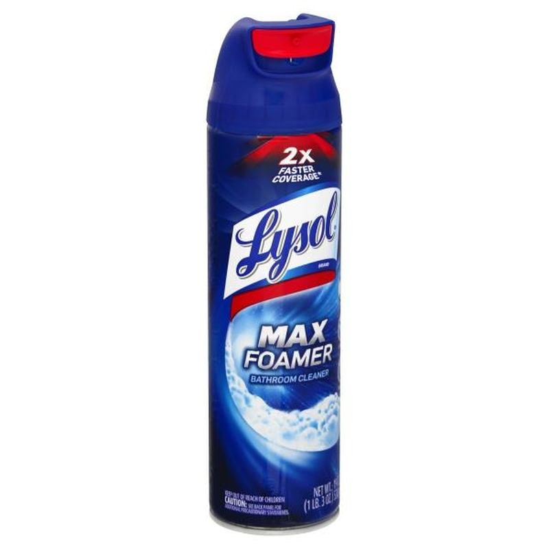 Lysol Bathroom Cleaner Max Foamer 19 Oz From Publix Instacart